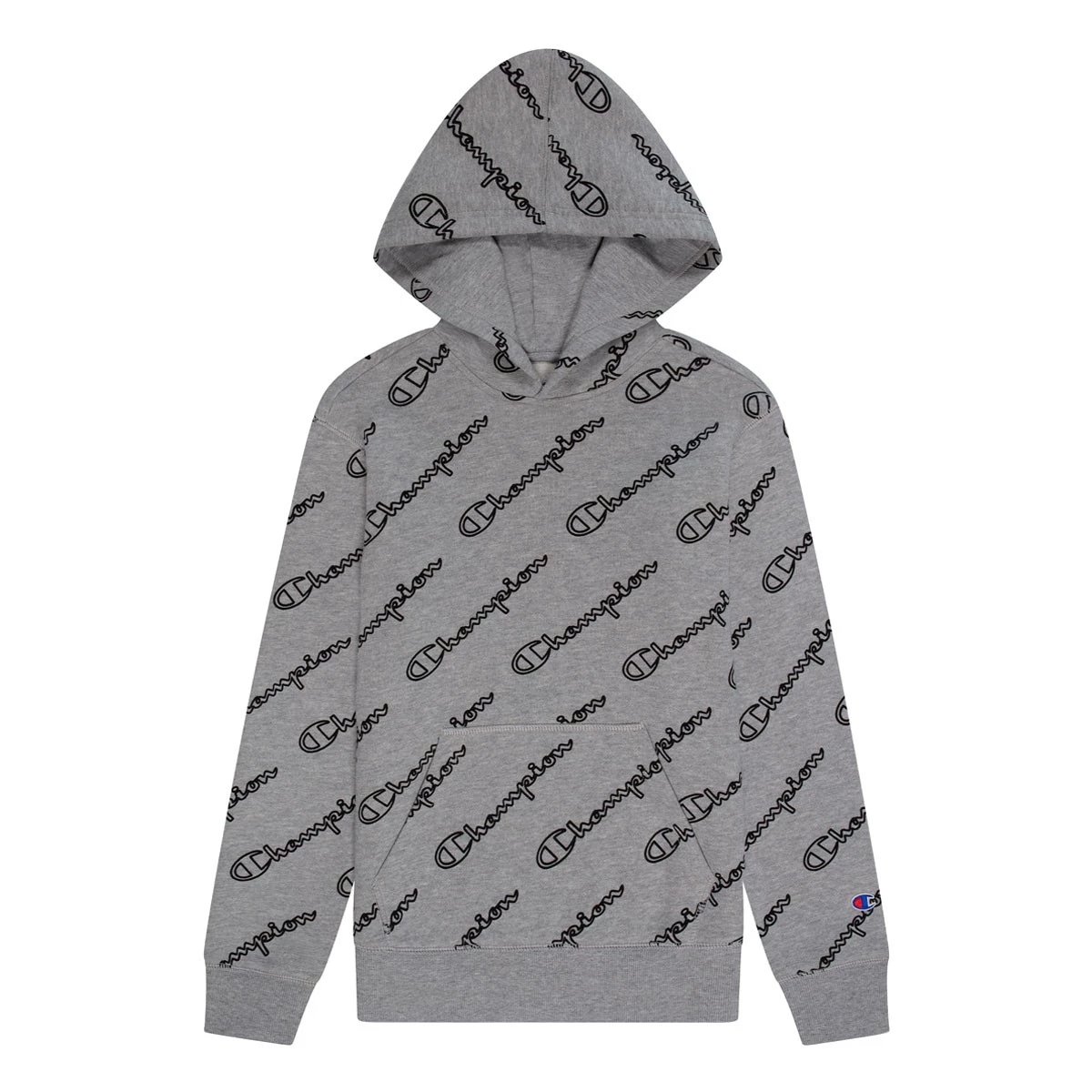 Boys' Champion All Over Print Script Hoodie Orange 7 Boys' Champion All Over Print Script Hoodie Orange - Image 5