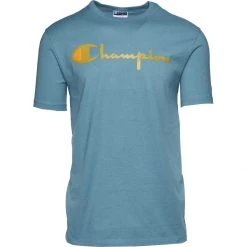 Men's Champion Vintage Graphic Lightweight T-Shirt Green Native Fern -Champion Sales unnamed file 225