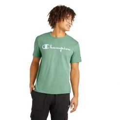 Men's Champion Vintage Graphic Lightweight T-Shirt Green Native Fern -Champion Sales unnamed file 231