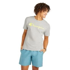 Men's Champion Vintage Graphic Lightweight T-Shirt Green Native Fern -Champion Sales unnamed file 232