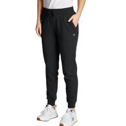 Women's Champion Powerblend Cotton Joggers Black