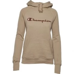 Women's Champion Powerblend Script Graphic Hoodie Venture Pink