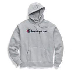 Men's Champion Graphic Powerblend Script Logo Hoodie White -Champion Sales unnamed file 269