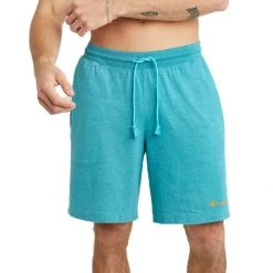 Men's Champion Middleweight Overdye Jersey Lounge Shorts Capri Orange Heather
