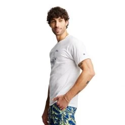 Men's Champion Wave Logo Classic Graphic T-Shirt Royal/yellow -Champion Sales unnamed file 302