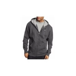 Men's Champion Powerblend Full Zip Granite Heather