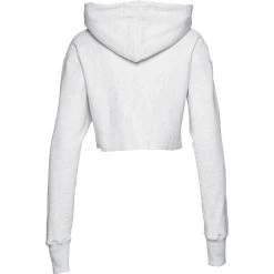 Women's Champion Reverse Weave Cropped Hooded Sweatshirt White 11 Women's Champion Reverse Weave Cropped Hooded Sweatshirt White -Champion Sales unnamed file 351