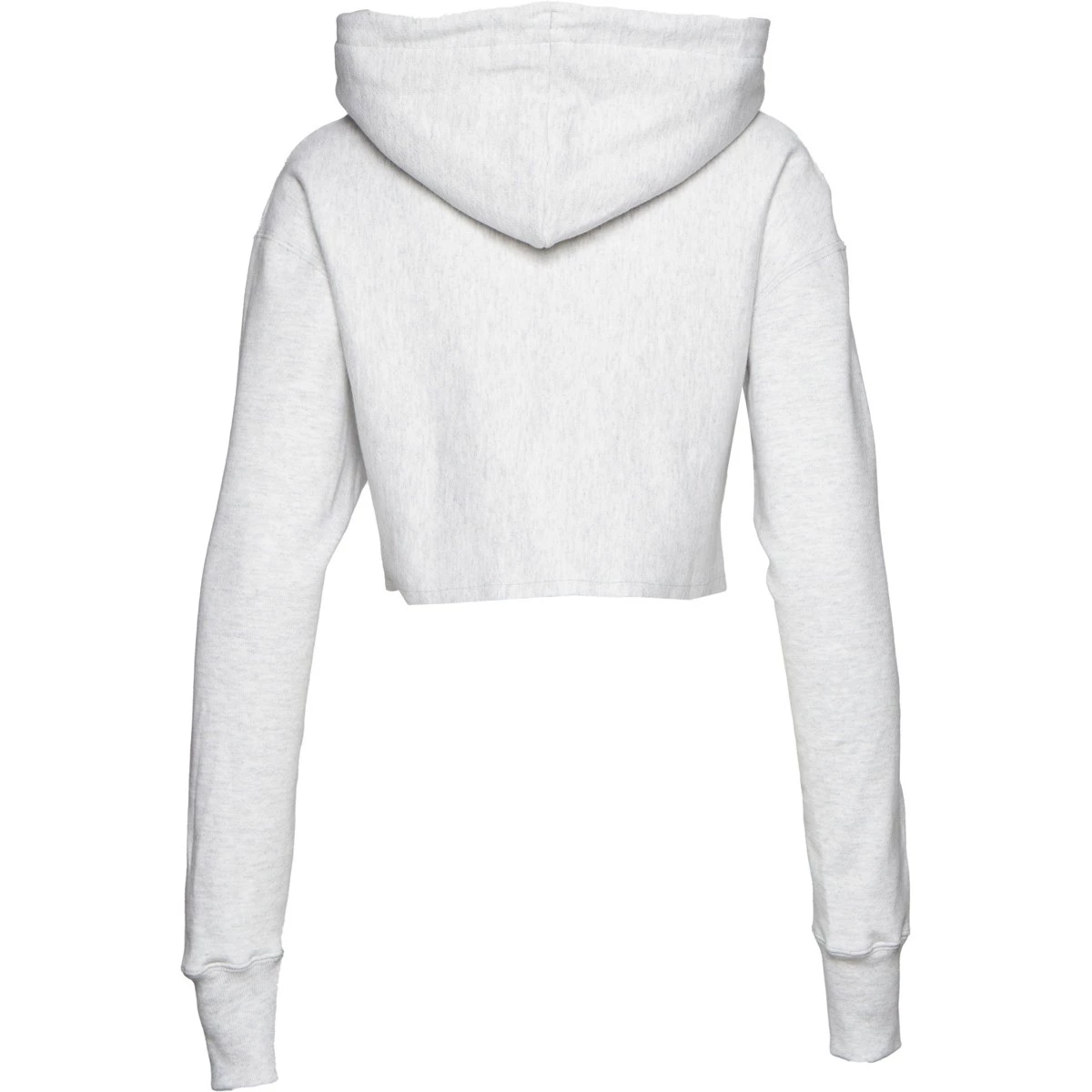 Women's Champion Reverse Weave Cropped Hooded Sweatshirt White 5 Women's Champion Reverse Weave Cropped Hooded Sweatshirt White - Image 3