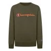 Boys' Champion Script Fleece Crew Cargo Olive -Champion Sales unnamed file 360