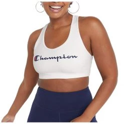 Women's Champion The Authentic Graphic Sports Bra White -Champion Sales unnamed file 374
