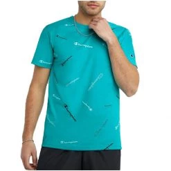 Men's Champion Classic Logo All Over T-Shirt White