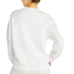 Women's Champion Powerblend Relaxed Double Shadow Script Graphic Crew Sweet Green -Champion Sales unnamed file 382