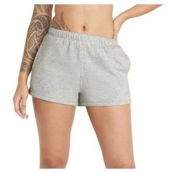 Women's Champion Classic Twill Logo Fleece Lounge Shorts Urban Lilac