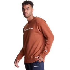 Men's Champion Powerblend Graphic Crewneck Sweatshirt Oxford Grey -Champion Sales unnamed file 408