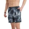 Men's Champion Crush Dye Fleece Lounge Shorts Crush Dye Black