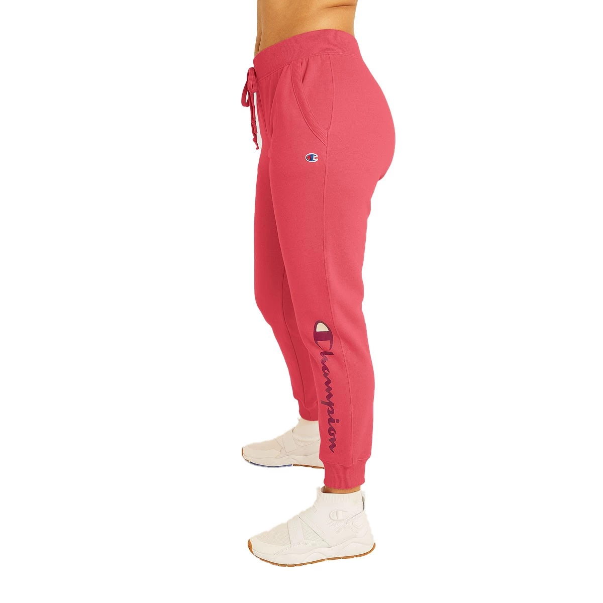 Women's Champion Powerblend Graphic Cotton Joggers Fresh Teal 5 Women's Champion Powerblend Graphic Cotton Joggers Fresh Teal - Image 3