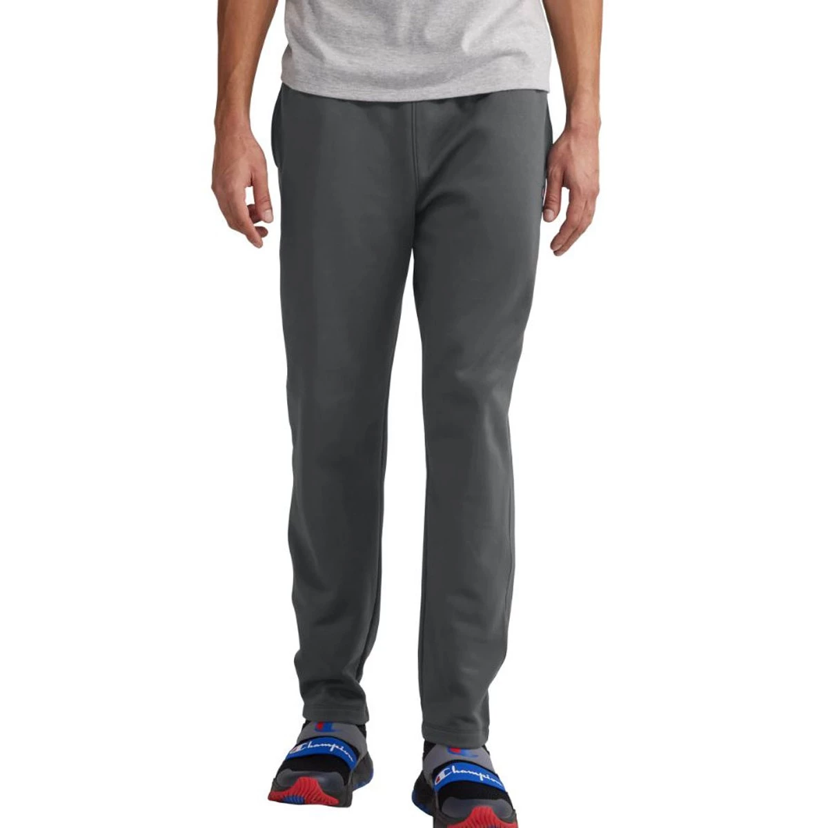 Men's Champion Game Day Straight Sweatpants Black 6 Men's Champion Game Day Straight Sweatpants Black - Image 4