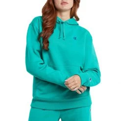 Women's Champion Powerblend Oversized Hoodie Oxford Grey -Champion Sales unnamed file 476