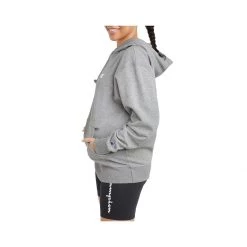 Women's Champion Powerblend Oversized Hoodie Oxford Grey -Champion Sales unnamed file 477