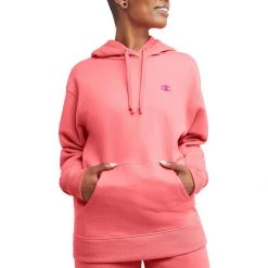 Women's Champion Powerblend Oversized Hoodie Oxford Grey -Champion Sales unnamed file 478