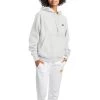 Women's Champion Reverse Weave Classic Small Graphic Hoodie Silver Grey