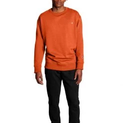 Men's Champion Powerblend Fleece Crewneck Sweatshirt Oatmeal Heather -Champion Sales unnamed file 496