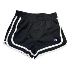 Girls' Champion Solid Varsity Woven Lounge Shorts Arb Blue