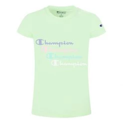Girls' Champion Stair Stack Script T-Shirt Midnight -Champion Sales unnamed file 548