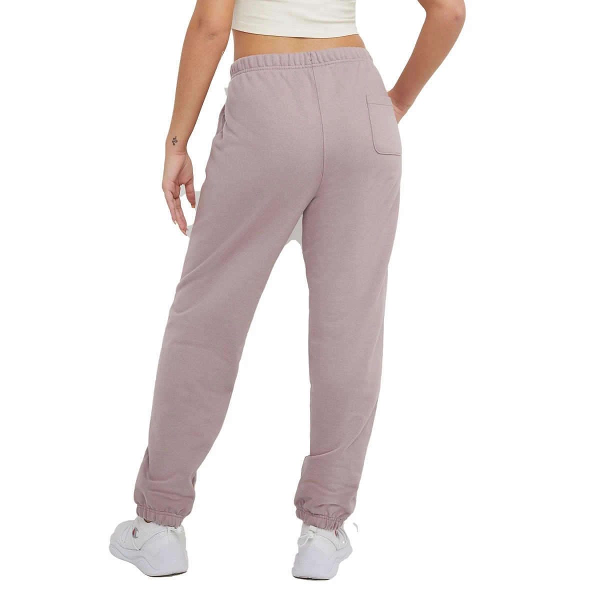 Women's Champion Reverse Weave Boyfriend Joggers Vintage Mauve 5 Women's Champion Reverse Weave Boyfriend Joggers Vintage Mauve - Image 3
