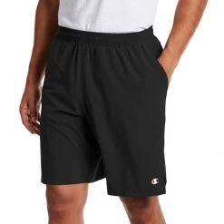 Men's Champion Script Logo Sport Shorts Black