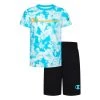 Boys' Champion Crush Dye T-Shirt And Shorts Set Blue -Champion Sales unnamed file 561