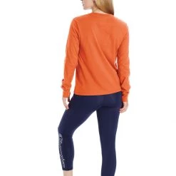 Women's Champion Classic Long Sleeve Graphic T-Shirt White -Champion Sales unnamed file 588