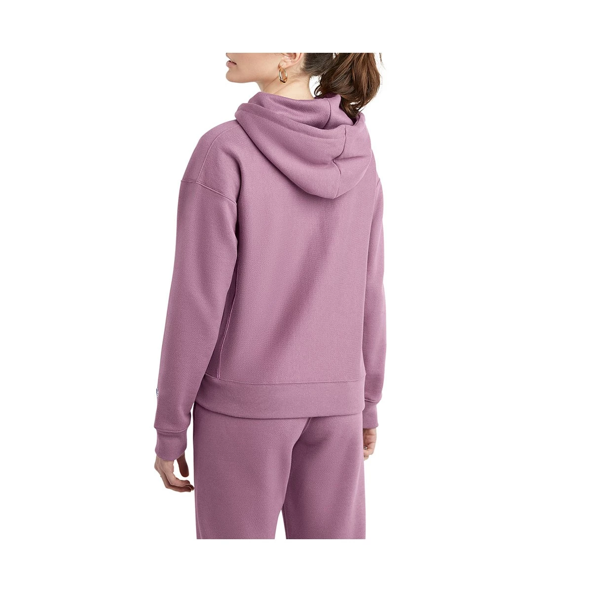 Women's Champion Reverse Weave Small Graphic Hoodie Urban Lilac 5 Women's Champion Reverse Weave Small Graphic Hoodie Urban Lilac - Image 3