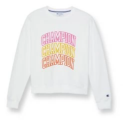 Women's Champion Powerblend Varsity Crew White