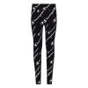 Girls' Champion All Over Print Script Leggings Black