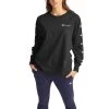 Women's Champion The Boyfriend Longsleeve Tee Black