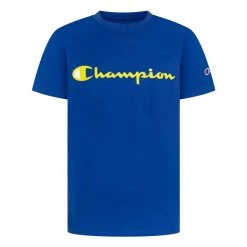 Champion/Beluga Boys' Champion Classic Script T-Shirt Green Reef