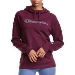 Women's Champion Powerblend® Embroidered Classic Hoodie Seven Seas Blue -Champion Sales unnamed file 695