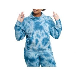 Women's Champion Relaxed Fleece Dye Hoodie Crush Dye Pinky Peach -Champion Sales unnamed file 707