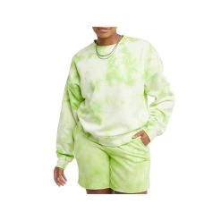 Women's Champion Relaxed Fleece Dye Hoodie Crush Dye Pinky Peach -Champion Sales unnamed file 709