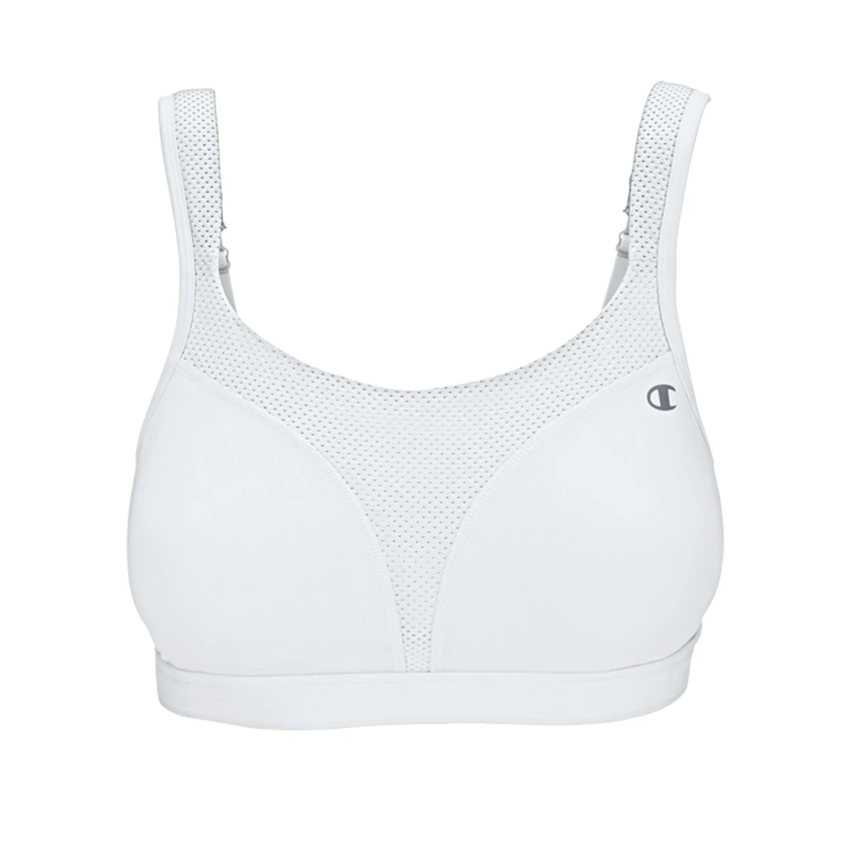 Women's Champion Double Dry+ Spot Comfort Sports Bra White 5 Women's Champion Double Dry+ Spot Comfort Sports Bra White - Image 3