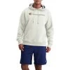 Men's Champion Large Graphic Powerblend Hoodie Oatmeal Heather -Champion Sales unnamed file 722