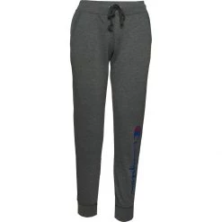 Women's Champion Powerblend Vertical Graphic Joggers Granite Heather