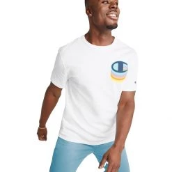 Men's Champion Color Shadow Graphic Heritage Short Sleeve T-Shirt Teal -Champion Sales unnamed file 757