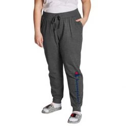 Women's Champion Plus Graphic Joggers Granite Heather -Champion Sales unnamed file 782
