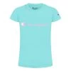 Girls' Champion Classic Script T-Shirt Aruba Blue