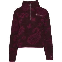 Women's Champion Cozy High Pile Sherpa 1/4 Zip Venture Pink -Champion Sales unnamed file 852