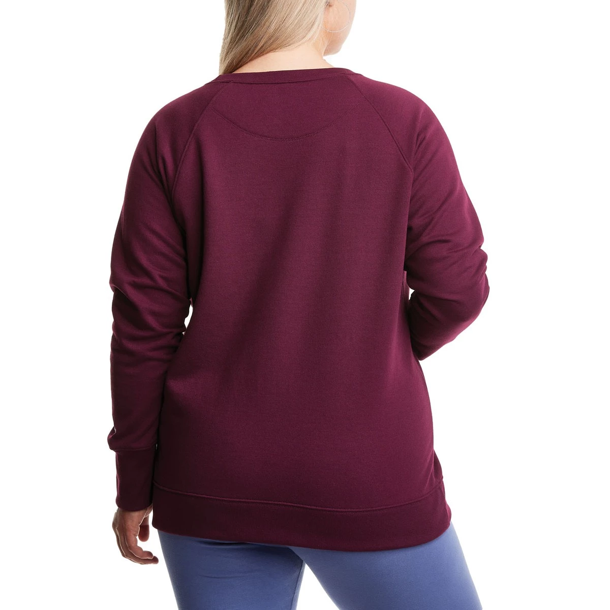 Women's Champion Plus Powerblend® Embroidered Graphic Classic Crew Seven Seas Blue 5 Women's Champion Plus Powerblend® Embroidered Graphic Classic Crew Seven Seas Blue - Image 3