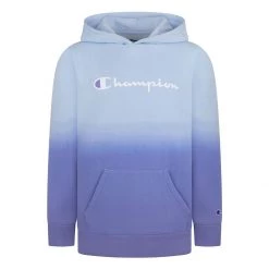 Girls' Champion Dip Dye Hoodie Ice Blue -Champion Sales unnamed file 878