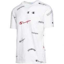 Men's Champion Heritage Logo All Over T-Shirt White -Champion Sales unnamed file 883